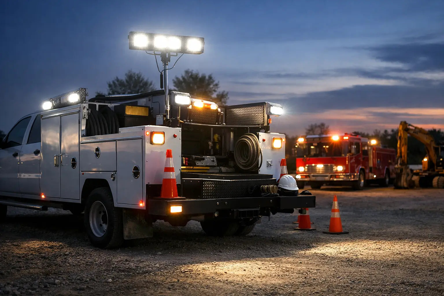 Vehicle Scene Lights LED for Real Work Trucks