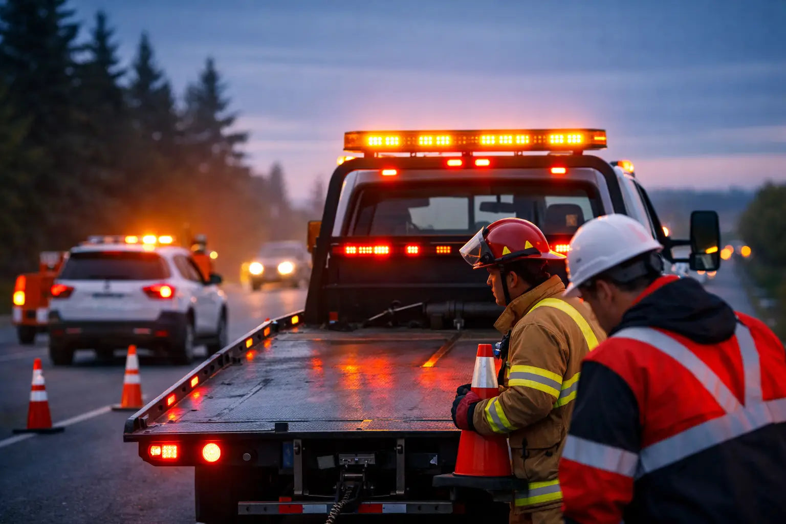 Traffic Advisor Lights for Safer Roadside Work