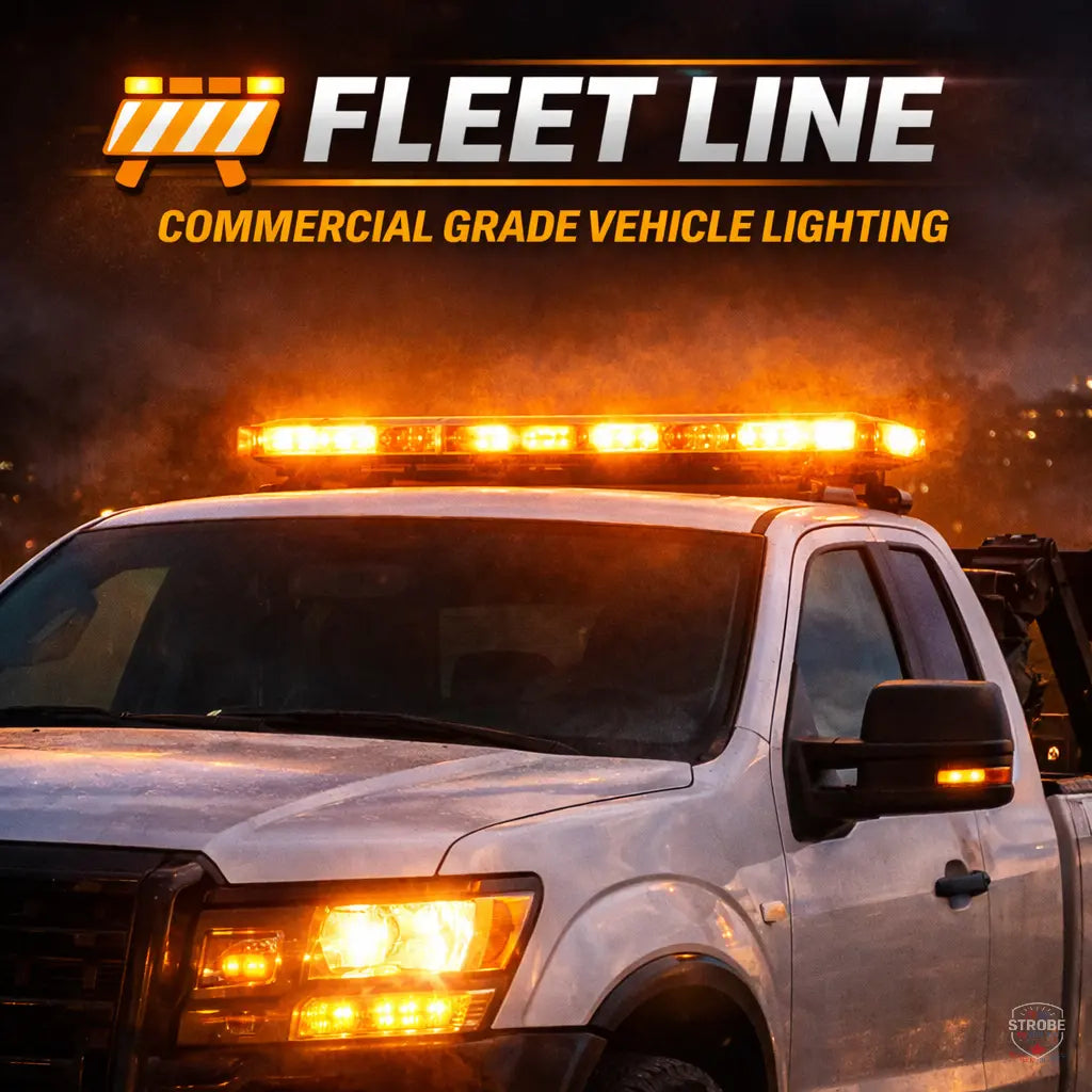 SMR Fleet Line commercial warning lights for work trucks and fleets