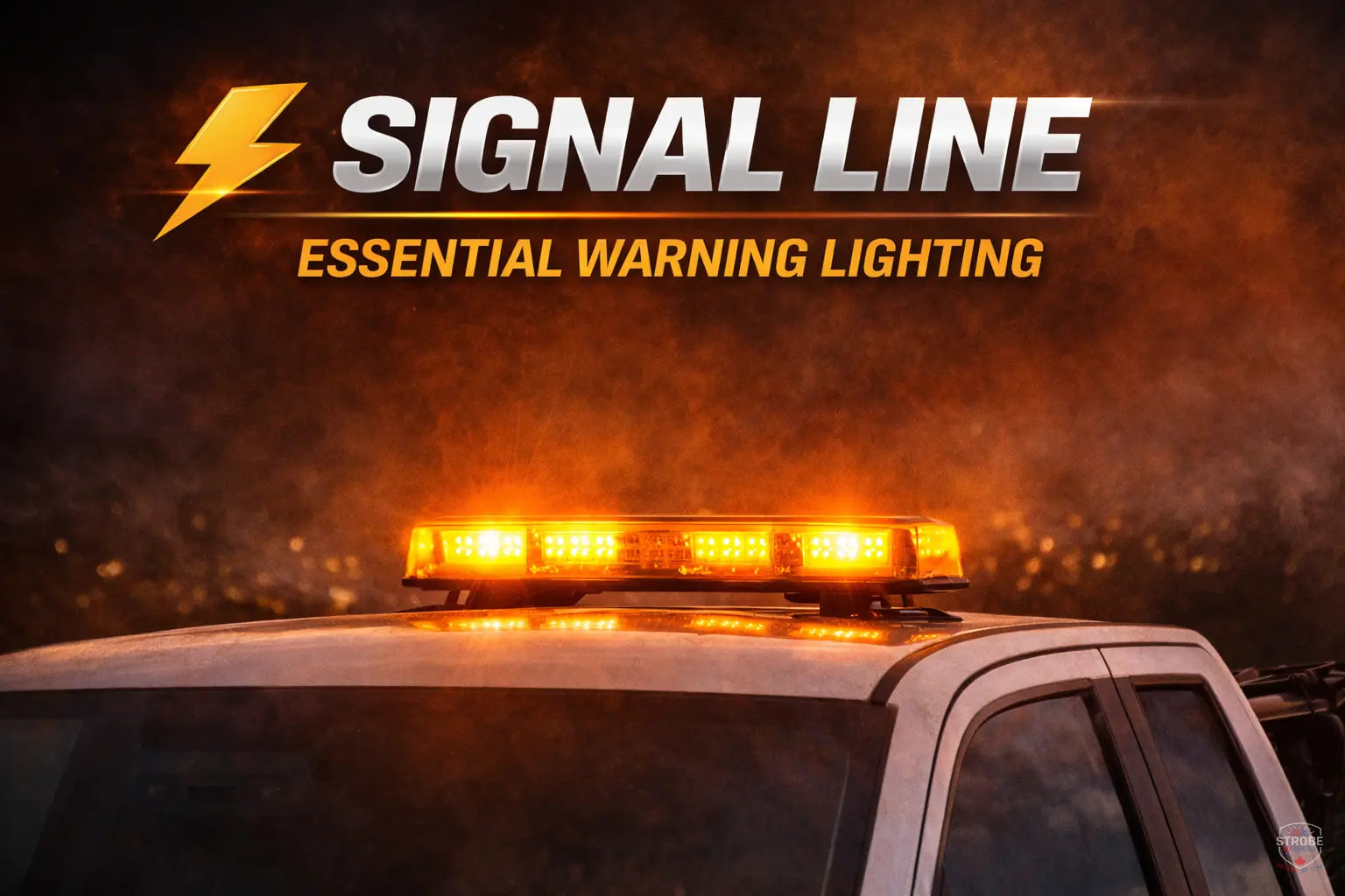 SMR Signal Line affordable warning lights for work and roadside vehicles