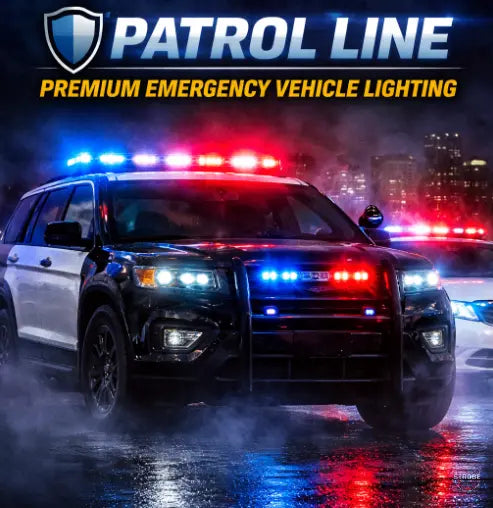 SMR Patrol Line professional multi-colour vehicle warning lights