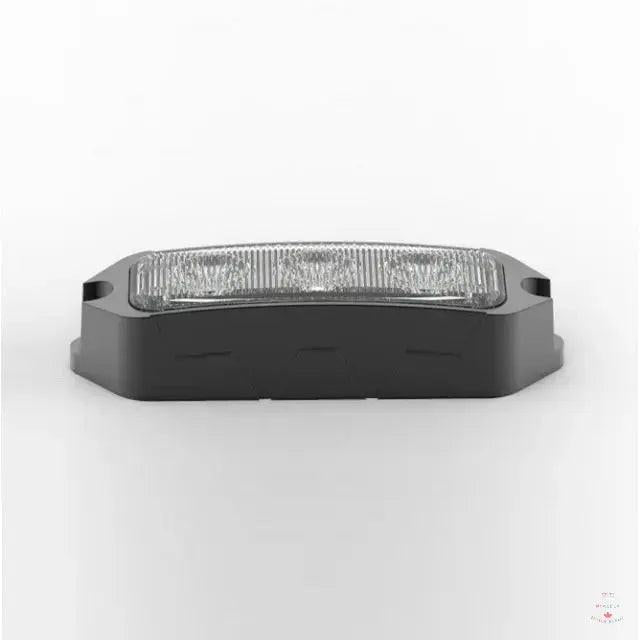 PatrolSM Mini Duo (Amber/White) – Surface Mount LED Warning Light.