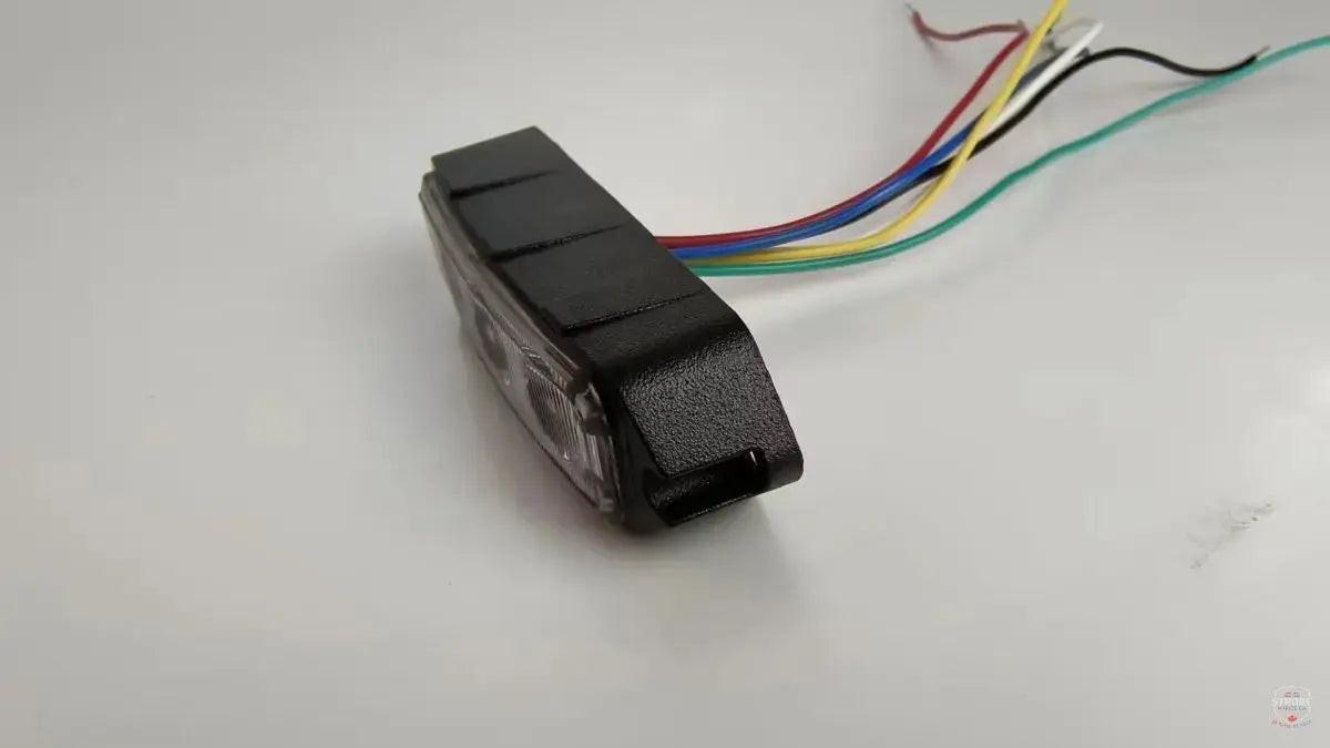 PatrolSM Mini Duo (Amber/White) – Surface Mount LED Warning Light.