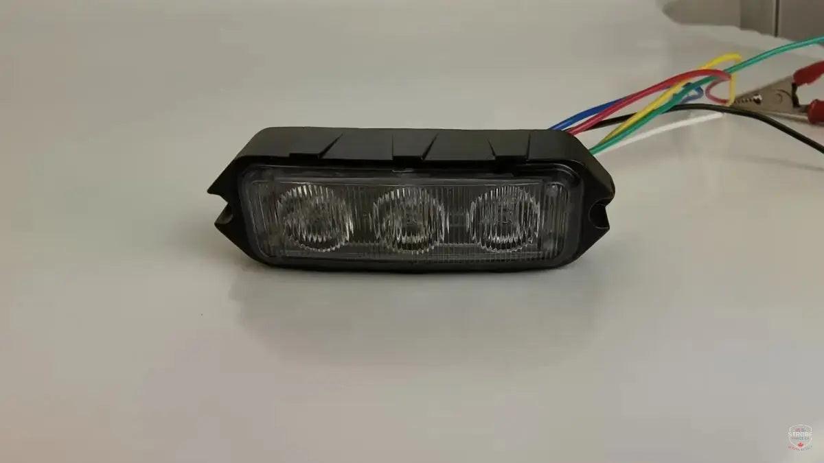 PatrolSM Mini Duo (Amber/White) – Surface Mount LED Warning Light.