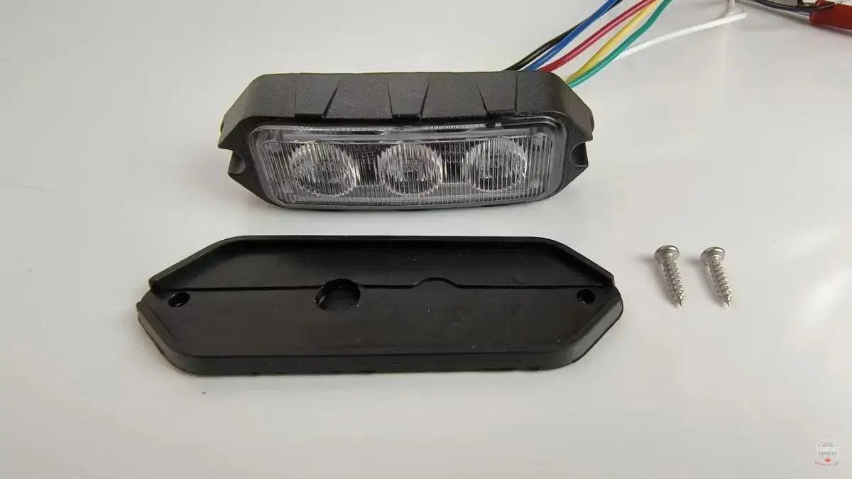 PatrolSM Mini Duo (Amber/White) – Surface Mount LED Warning Light.