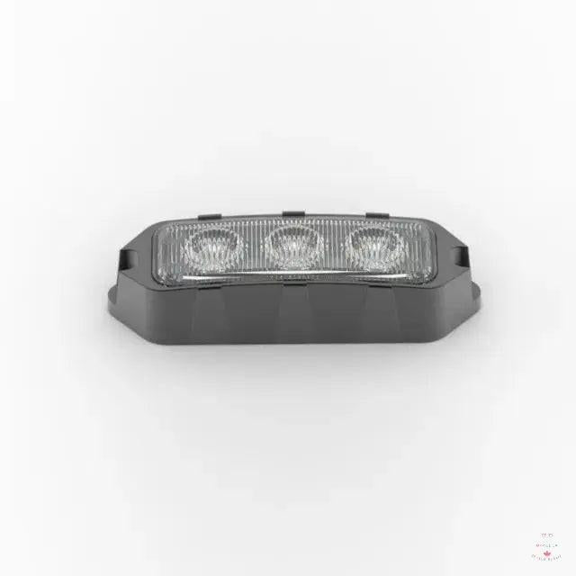 PatrolSM Mini Duo (Amber/White) – Surface Mount LED Warning Light.