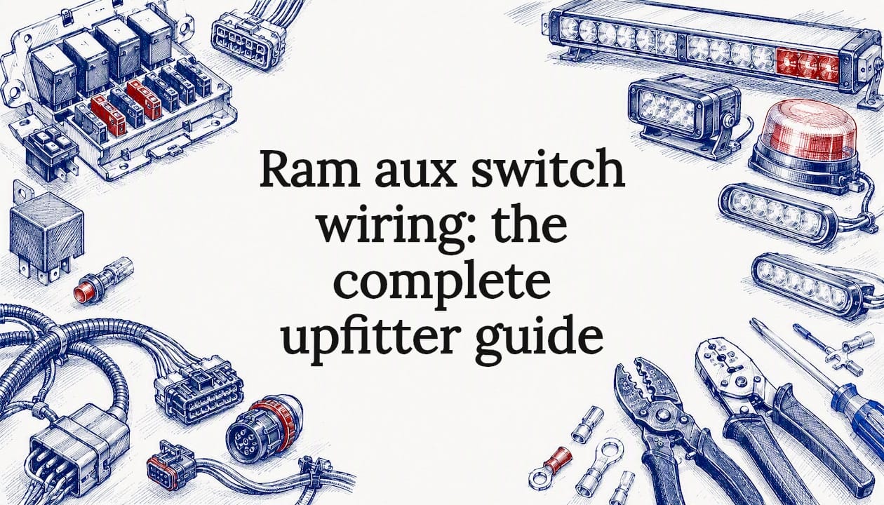 Decorative technical title card illustration