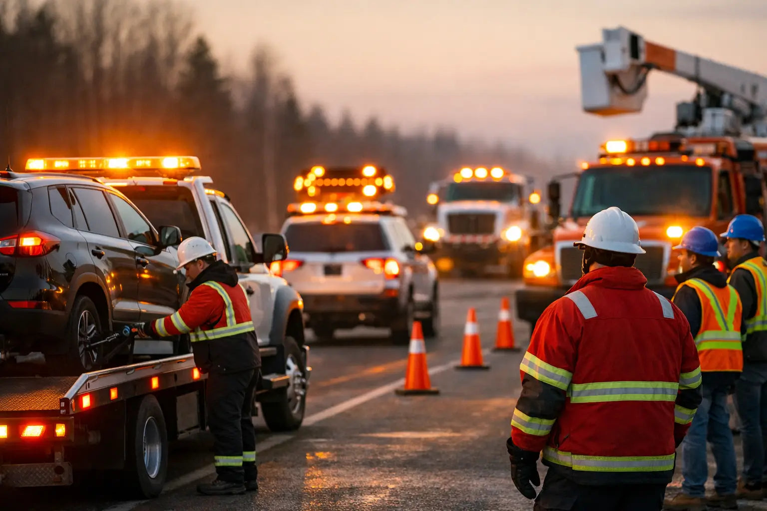 Amber Warning Lights for Work Trucks