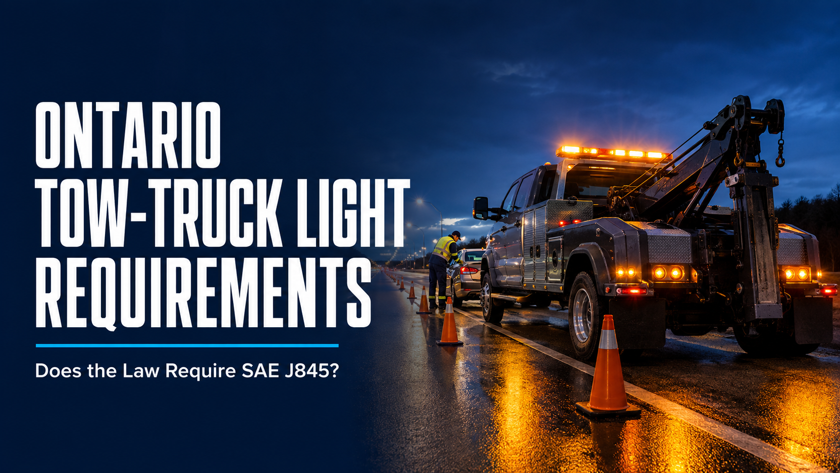 Ontario Tow-Truck Light Requirements: Does the Law Require SAE J845?