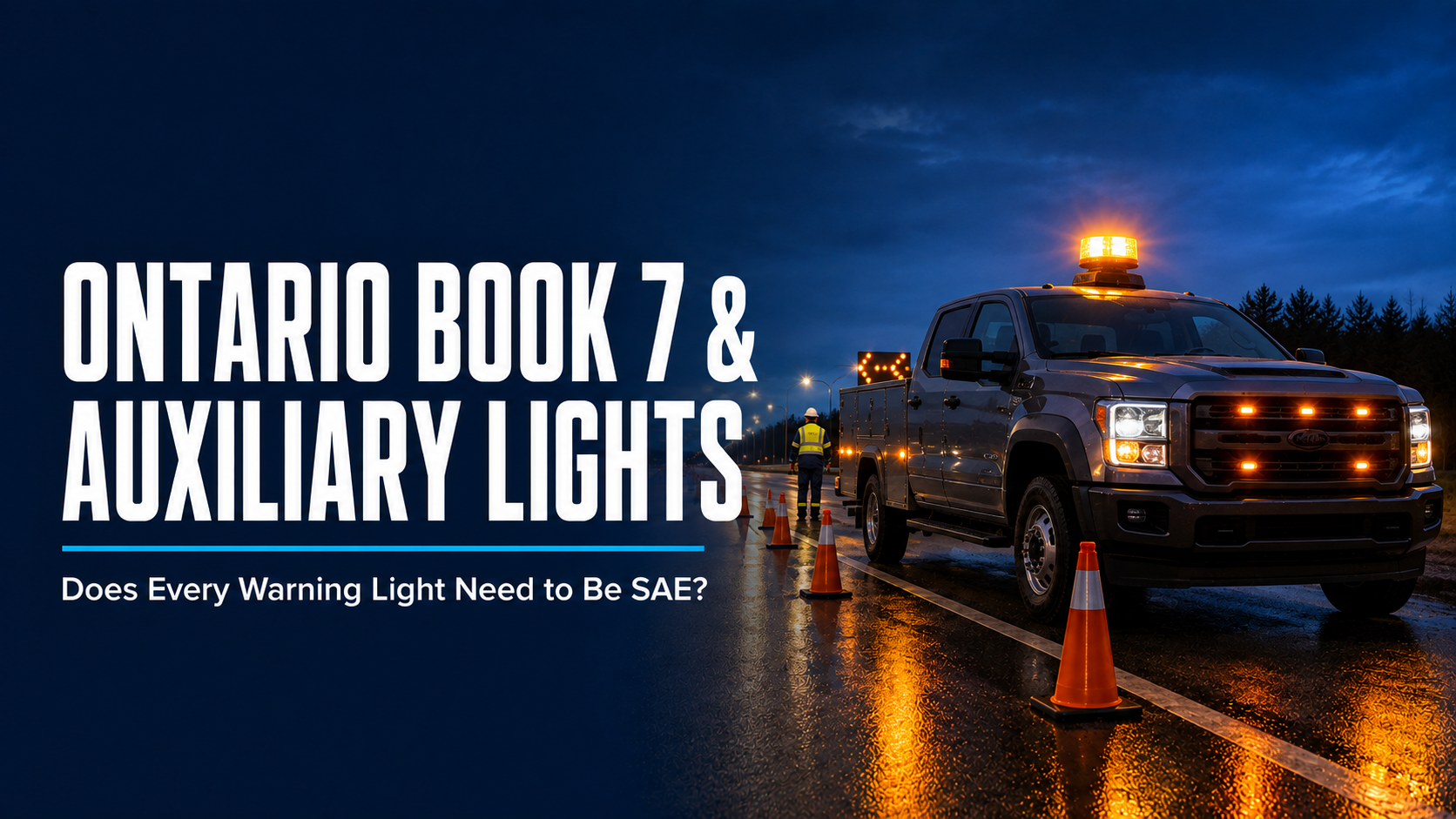 Does Ontario Book 7 Require Every Auxiliary Warning Light to Be SAE