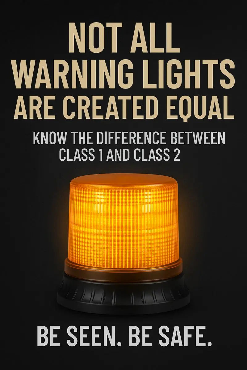 ⚙️ Class 1 vs Class 2 Warning Lights — Why “Looks Bright” Isn’t Good Enough in Canada - Strobe My Ride