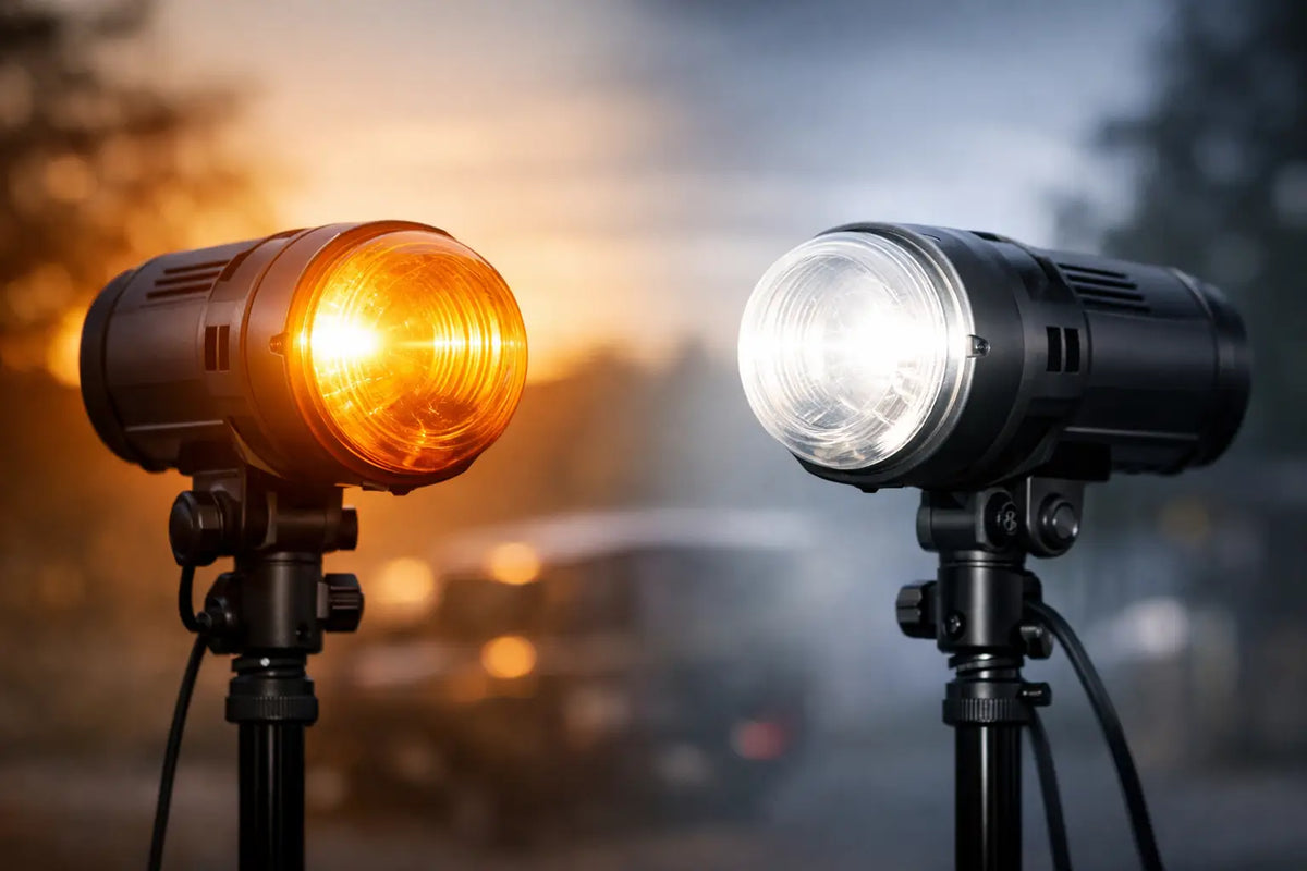 Amber vs White Strobes: Which Works Best?