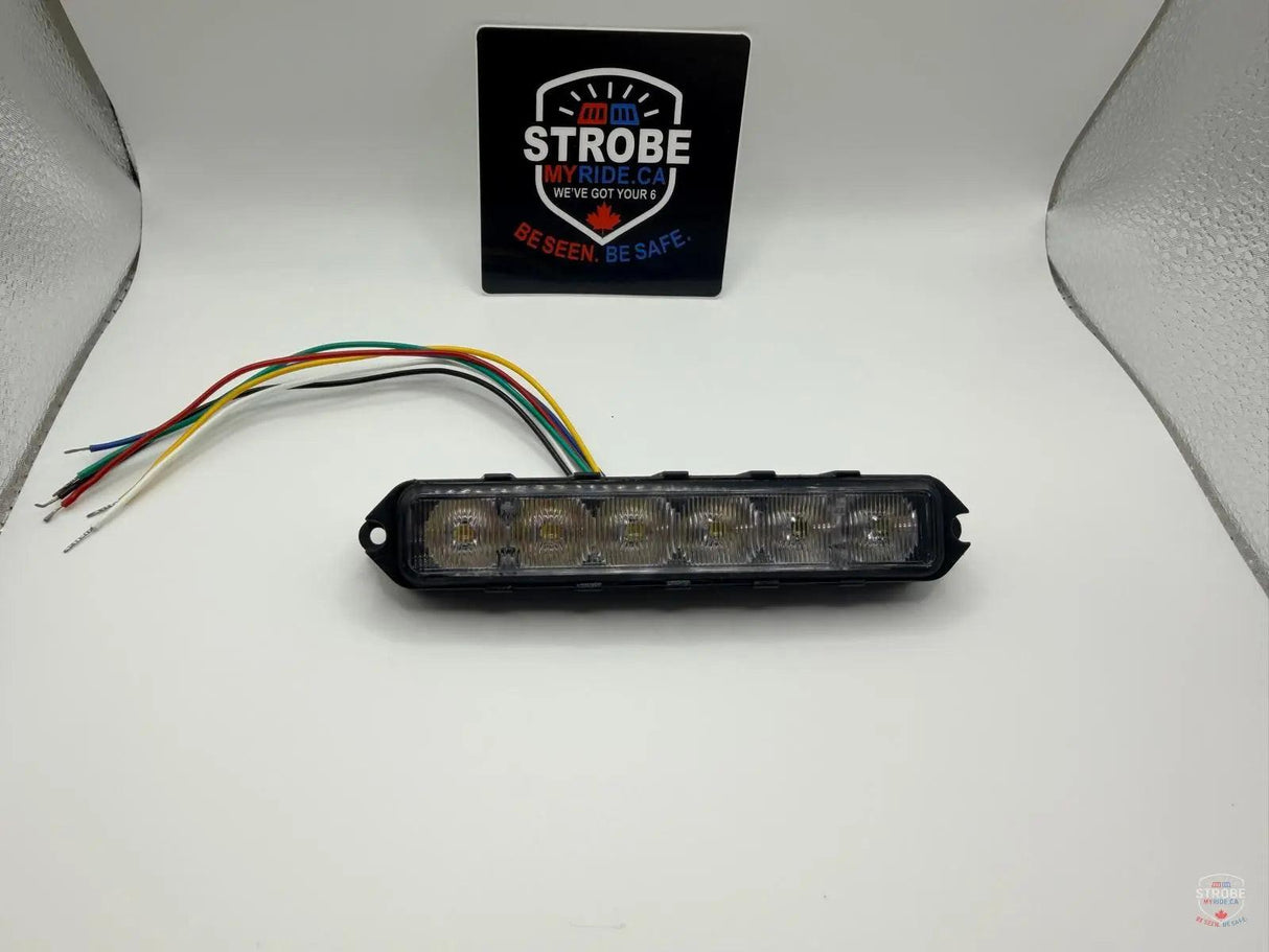 PatrolSM Duo – Surface Mount LED Warning Light (Amber/White).