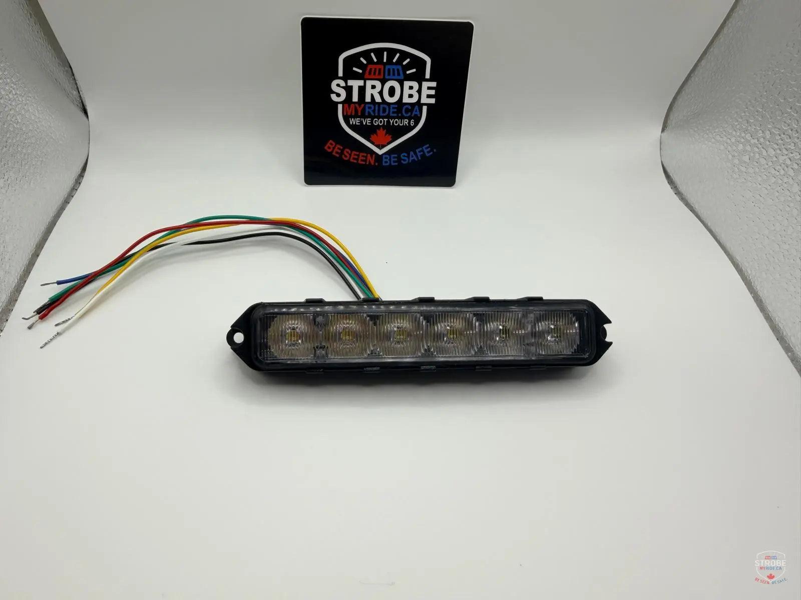 PatrolSM Duo – Surface Mount LED Warning Light (Amber/White).