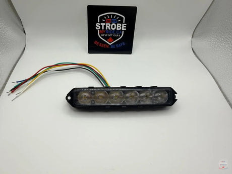 PatrolSM Duo – Surface Mount LED Warning Light (Amber/White).