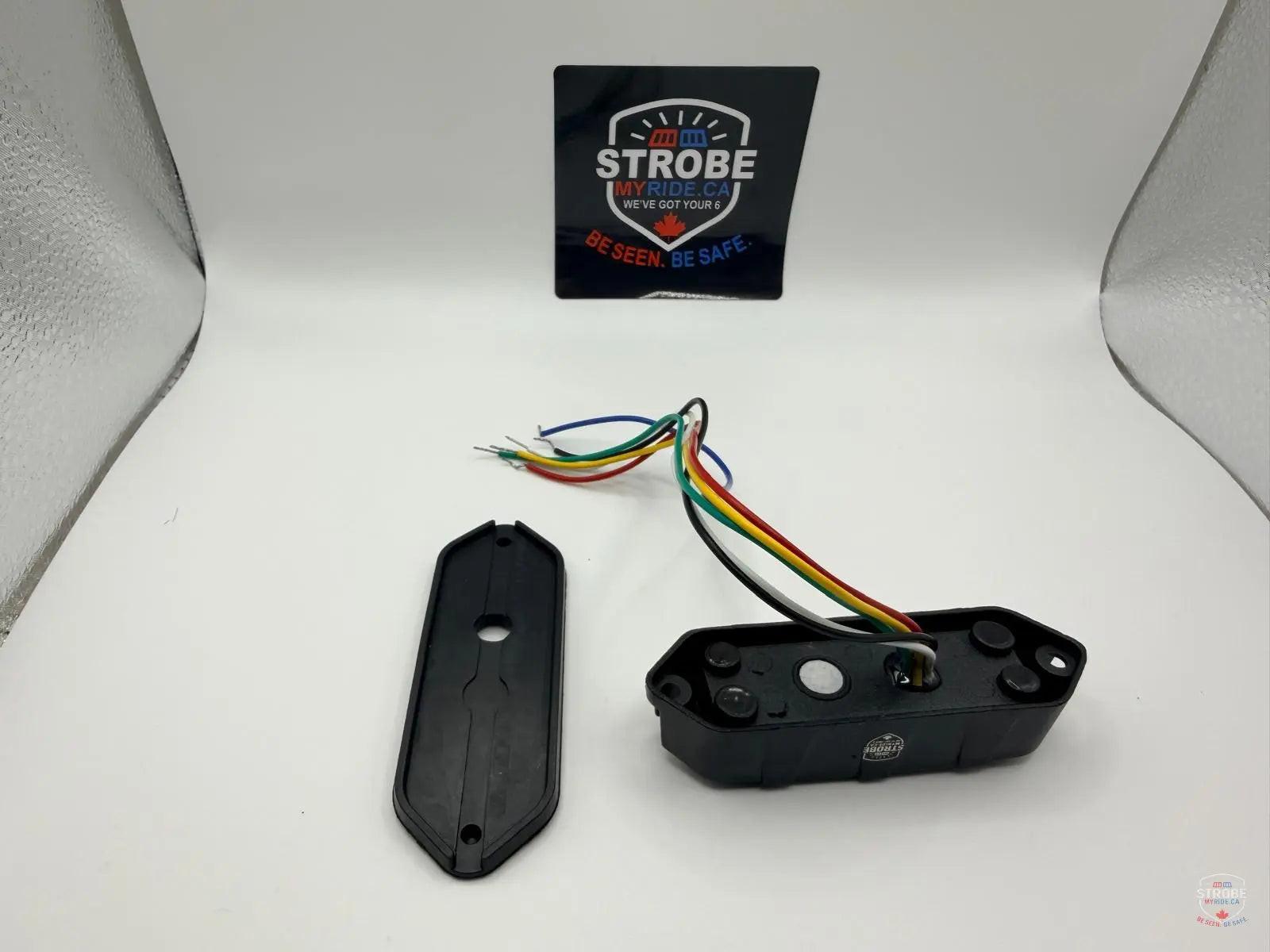 PatrolSM Mini Duo (Amber/White) – Surface Mount LED Warning Light.