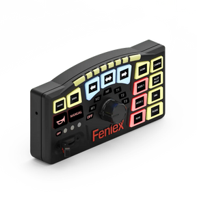 Feniex SynQ-R Controller – Rotary Knob & Slide Switch Control.
