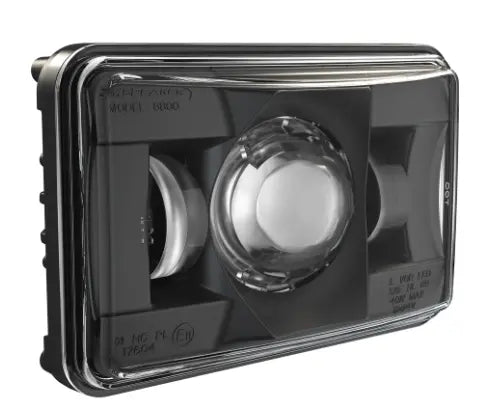 J.W. Speaker 8800 Evolution 2 4×6 LED Headlight – Black, Heated (Low OR High Beam, Single, 12–24V).