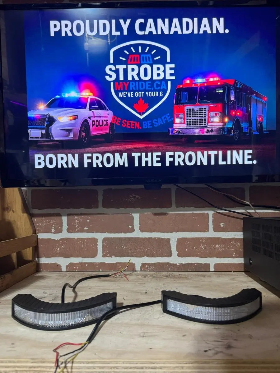 No Name Amber 180 Curved LED's (Open Packaging) - Strobe My Ride