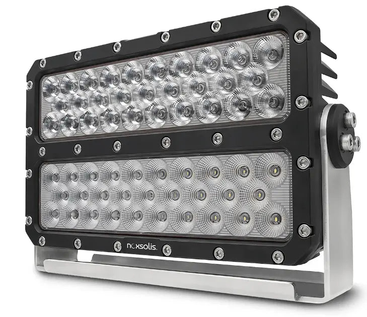 Noxsolis NX525 13" x 8" LED Work Light – 46,400 lm Flood (12–24V, 580 W).