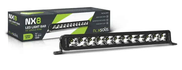 Noxsolis NX811 14" Single Row LED Light Bar – 3,196 lm Combo Beam (12–24V).