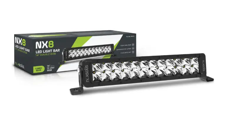 Noxsolis NX812 14" Double Row LED Light Bar – 4,653 lm Combo Beam (12–24V).