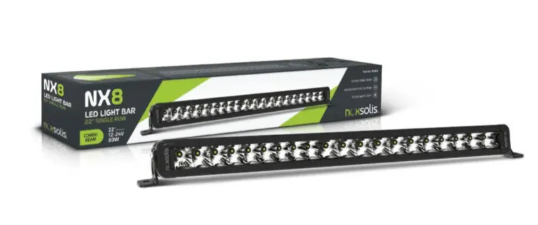 Noxsolis NX821 22" Single Row LED Light Bar – 5,188 lm Combo Beam (12–24V).