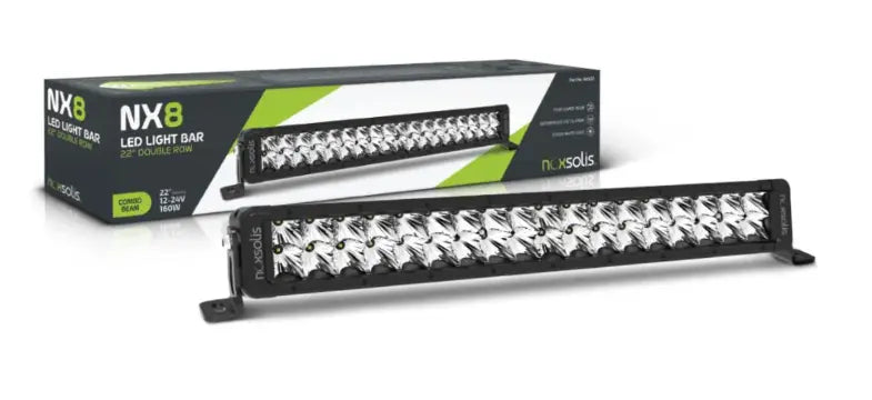 Noxsolis NX822 22" Double Row LED Light Bar – 10,133 lm Combo Beam (12–24V).