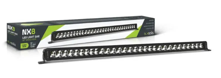 Noxsolis NX831 32" Single Row LED Light Bar – 7,126 lm Combo Beam (12–24V).