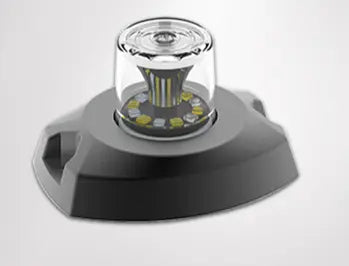 PatrolHideaway 360 Duo – 360° Hideaway LED Warning Light (A/W) - Strobe My Ride