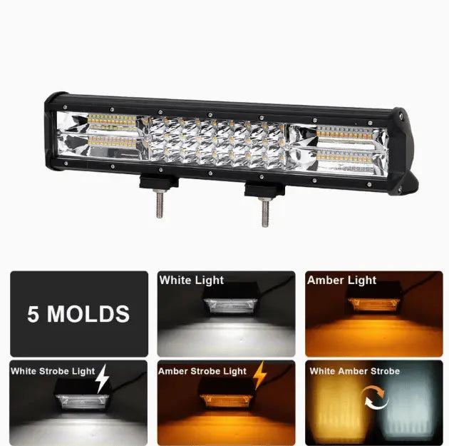 PatrolLB N Strobe – LED Light Bar with Strobe Function - Strobe My Ride