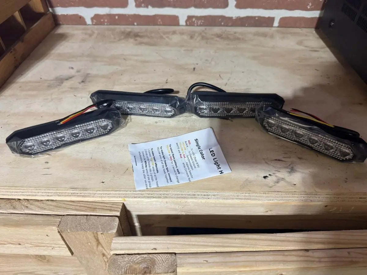 PatrolSM Duo Amber/White LED's (Open Packaging) - Strobe My Ride