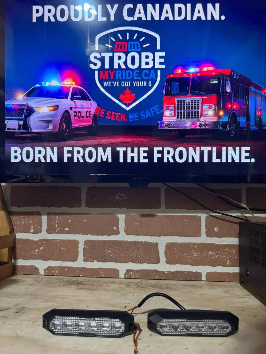 PatrolSM Duo Amber/White LED's (Open Packaging) - Strobe My Ride