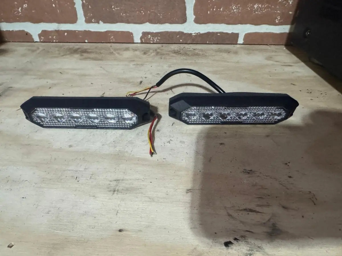 PatrolSM Duo Amber/White LED's (Open Packaging) - Strobe My Ride