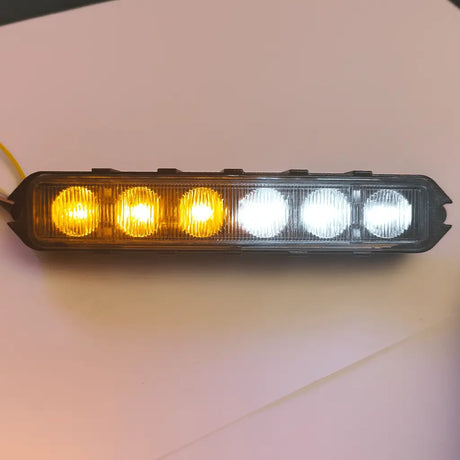 PatrolSM Duo – Surface Mount LED Warning Light (Amber/White).
