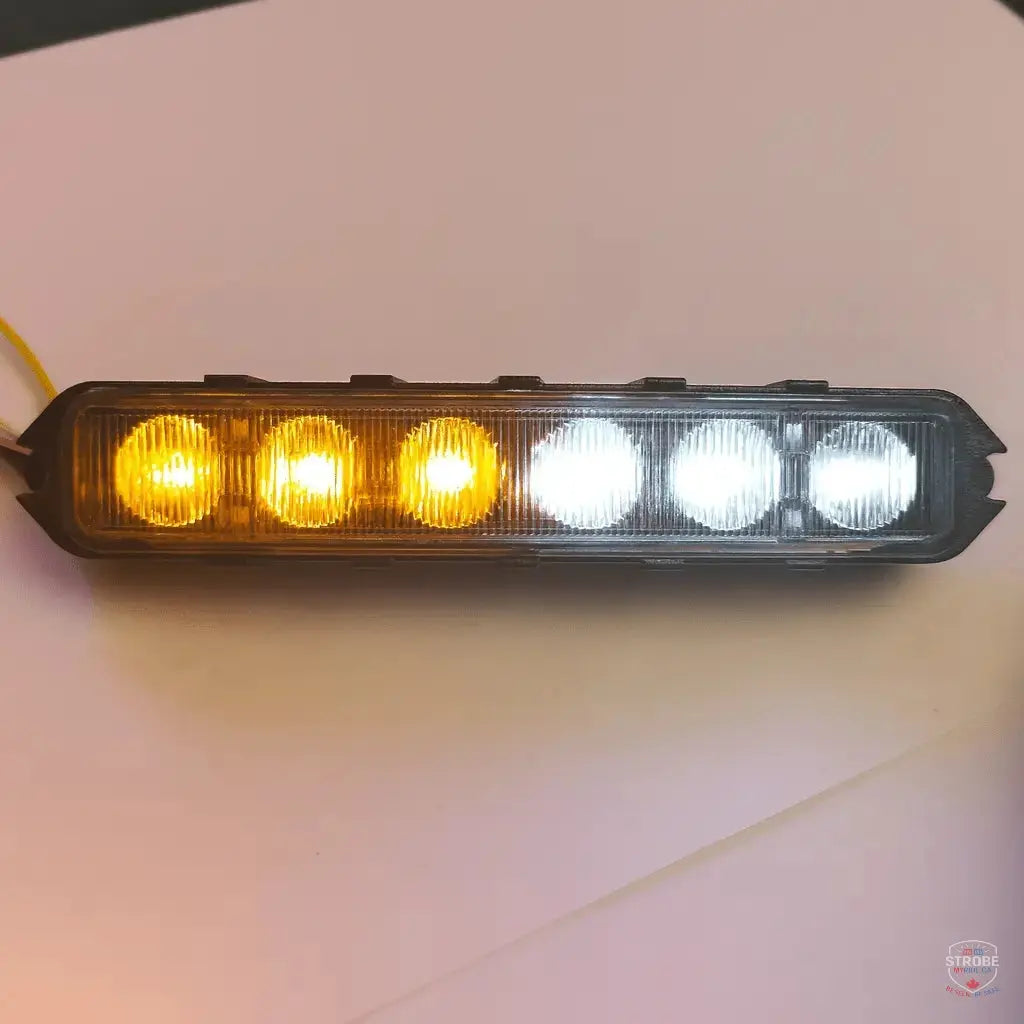 PatrolSM Duo – Surface Mount LED Warning Light (Amber/White).