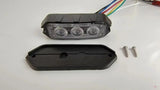 PatrolSM Mini Duo (Amber/White) – Surface Mount LED Warning Light.