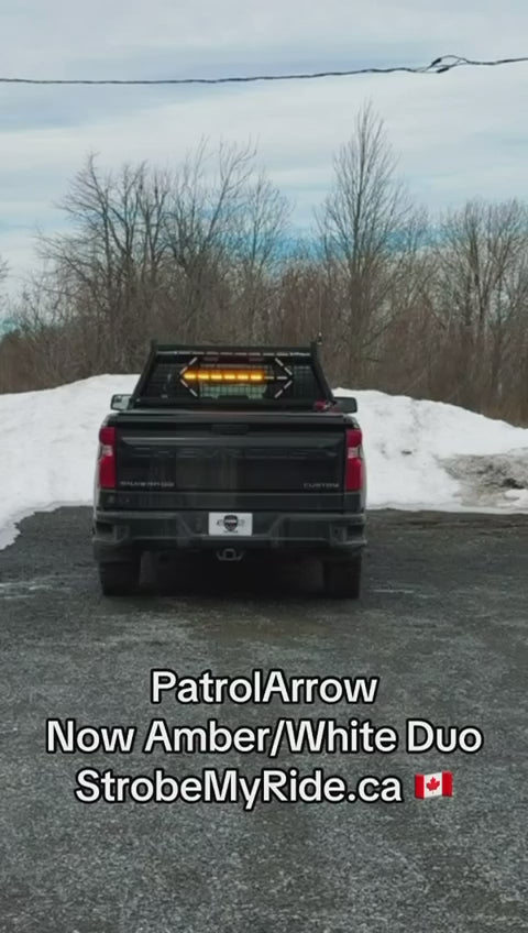 PatrolArrow – Traffic Directional Warning Bar.