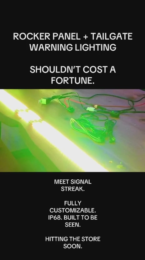 *New* Signal Streak – 3-Piece LED Chaser Warning Light Kit