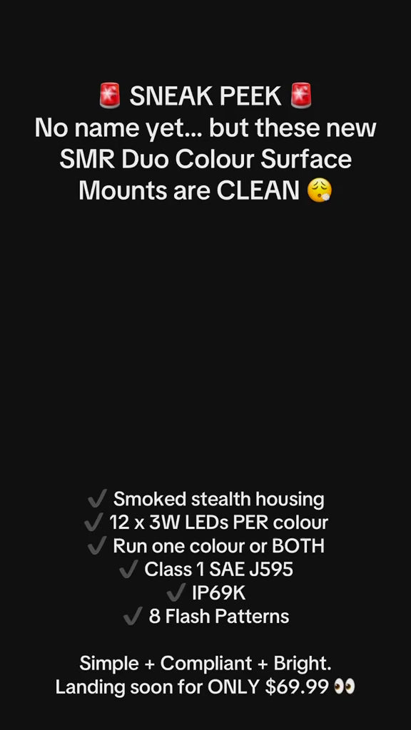 Fleet SM Stealth - Smoked Lens Surface Mount