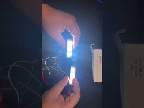 PatrolSM Mini Duo (Amber/White) – Surface Mount LED Warning Light.
