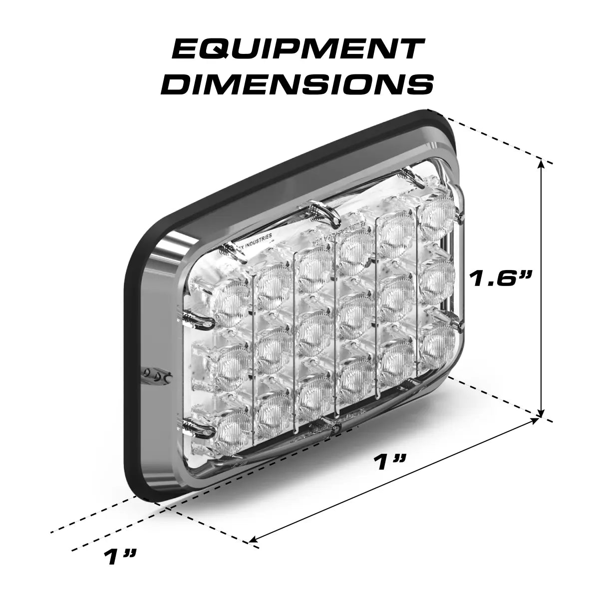 Spot Lux 6x4 - High-Performance LED Emergency Lights.